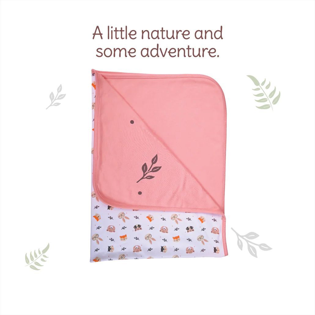 Tiny Lane Newborn Baby Blanket - Faces Design