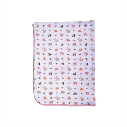 Tiny Lane Newborn Baby Blanket - Faces Design