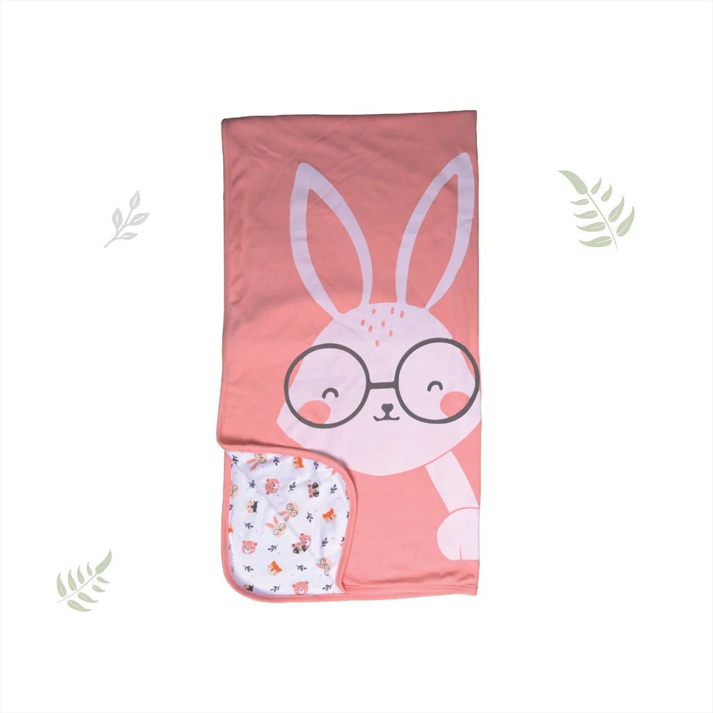 Tiny Lane Newborn Baby Blanket - Faces Design