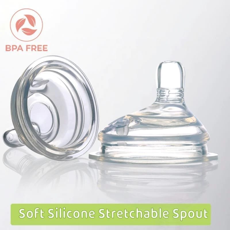 R for Rabbit First Feed Soft Silicone Spout For Steebo Giffy Feeding Bottle