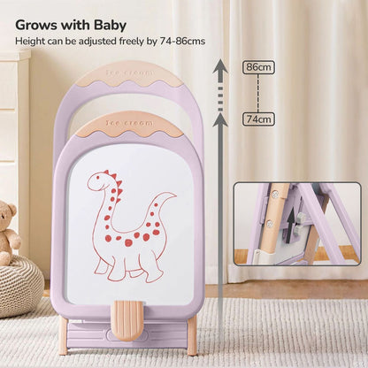 R for Rabbit Little Genius Candy- Set of Board & Chair Purple