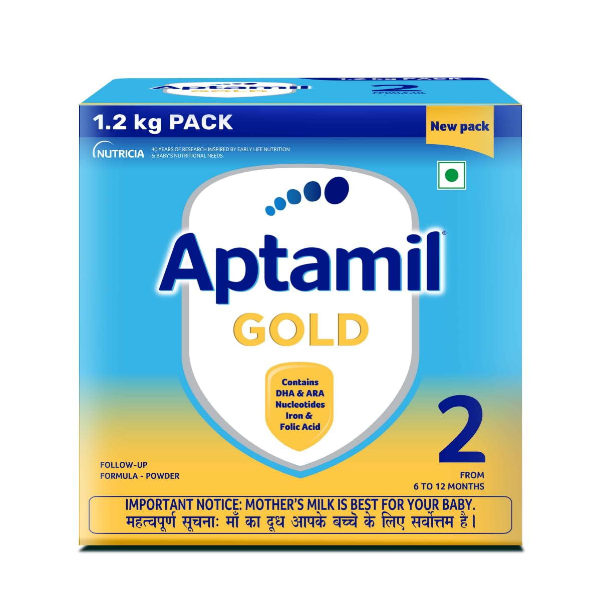 Aptamil Gold Stage 2 (6-12 Months) 1.2kg- Big pack