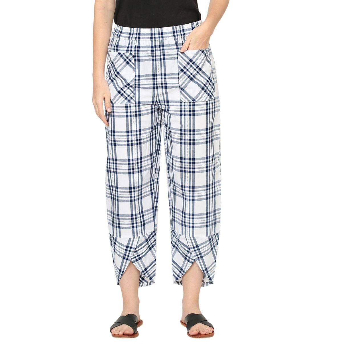 Mystere Paris Blue Striped Lounge Pants