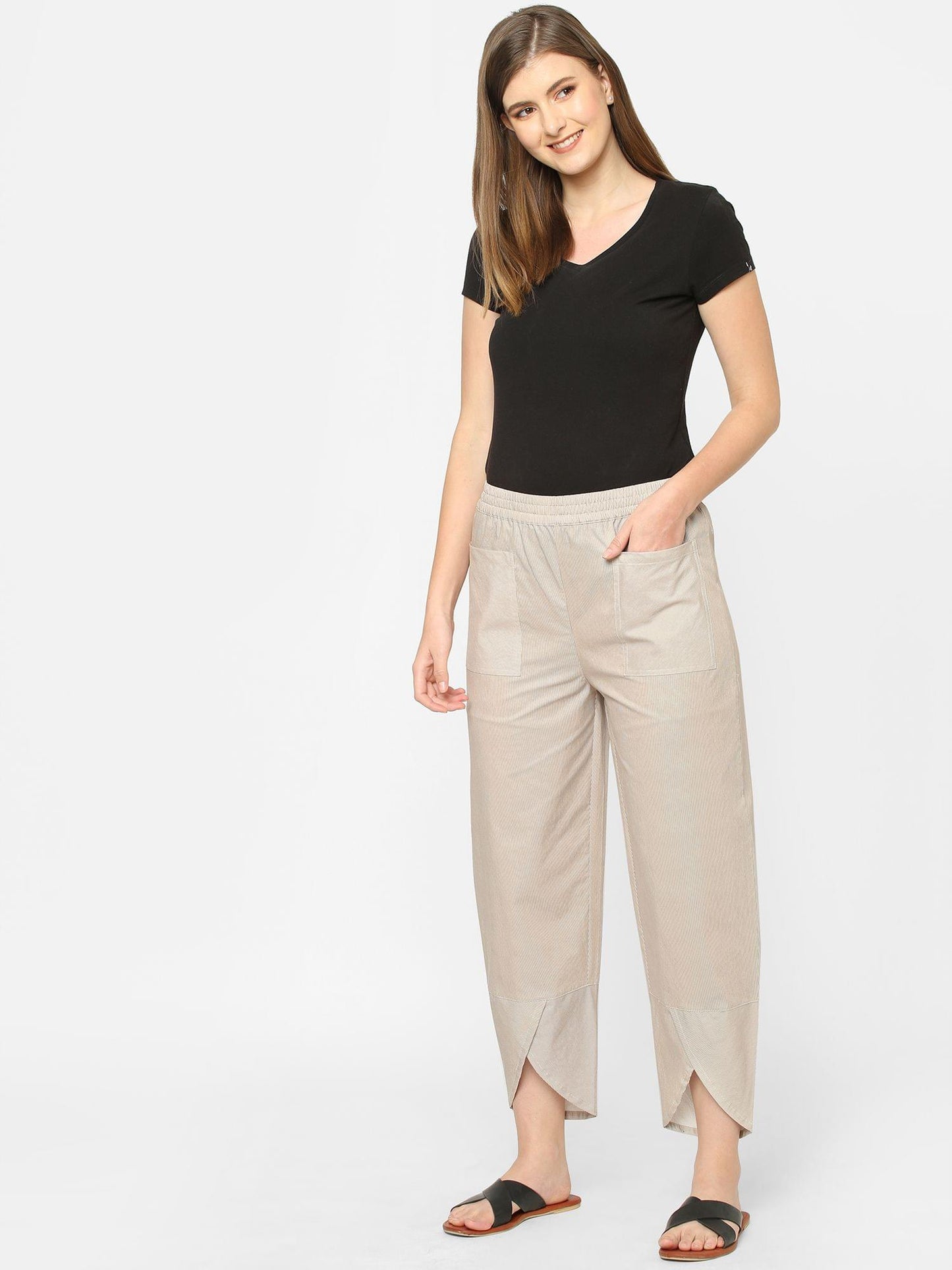 Mystere Paris Tiny Striped Loung Pants