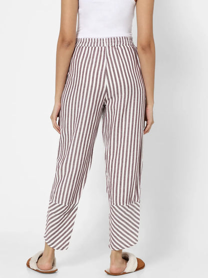 Mystere Paris Comfy Striped Lounge Pants