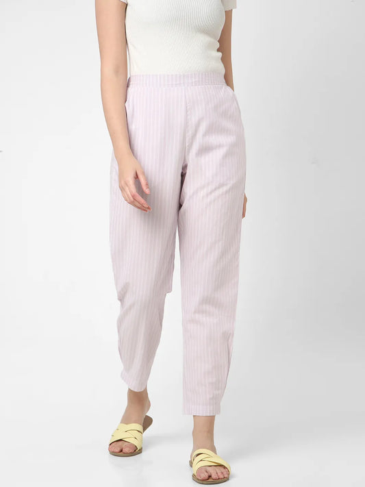Mystere Paris Liliac Striped Lounge Pants