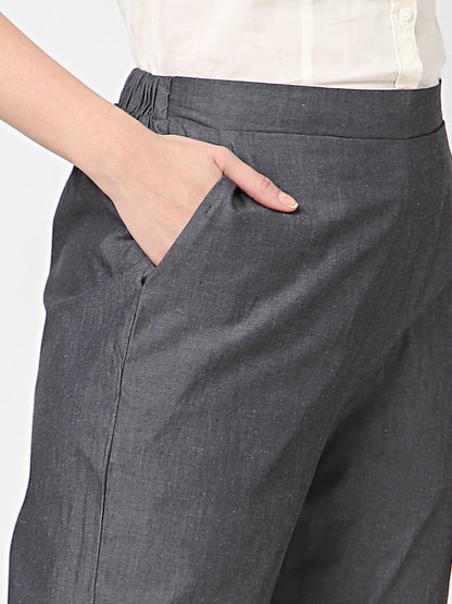 Mystere Paris Classy Solid Straight Fit Lounge Pants