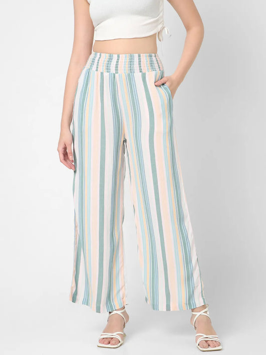 Mystere Paris Multicolour Striped Lounge Pants