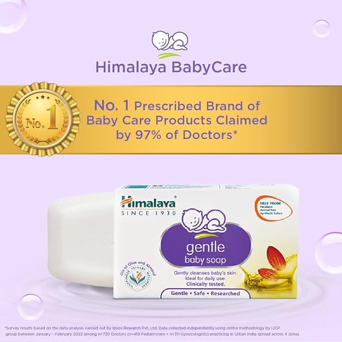 Himalaya GENTLE BABY SOAP 4X75G BUY 3 GET 1 FREE
