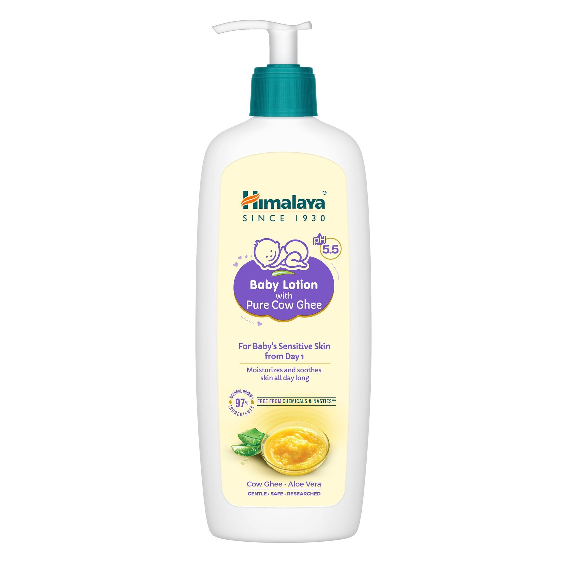 Himalaya Baby Lotion with pure cow ghee (400 ml)