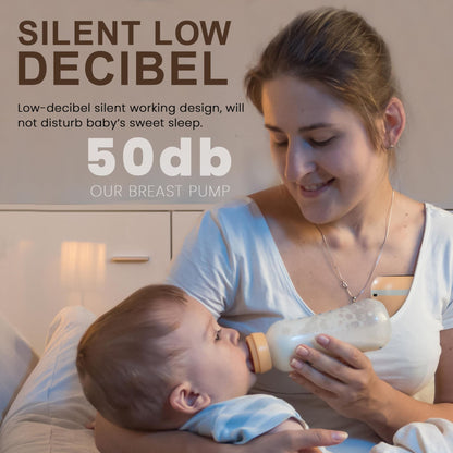Baybee Wearable Electric Breast Pump for Mothers, Automatic Breast Pump Electrical with Led Screen, 3 Phase Pumping Modes & 9 Level Suction Adjustment | Hands Free Electric Breast Milk Pump
