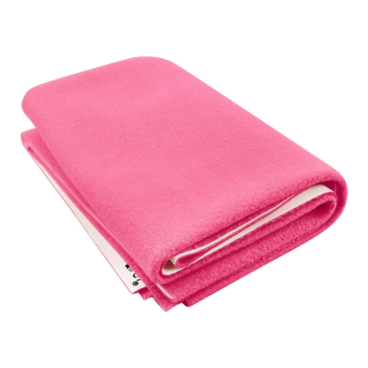 Polka Tots Velvet Pink Waterproof & Reusable Baby Bed Protector Absorbent Mat Dry Sheet (Small)