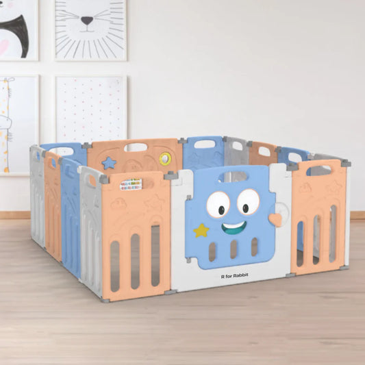 R for Rabbit Joyland Playard For Kids 14-Panel Playard, Babies' Play Area, Indoor Setup