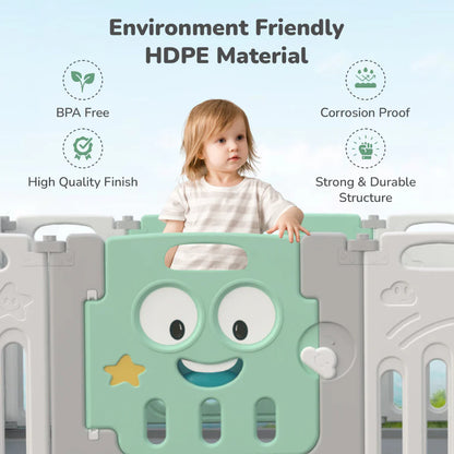 R For Rabbit Joyland Playard For Kids 14-Panel Playard, Babies' Play Area, Indoor Setup