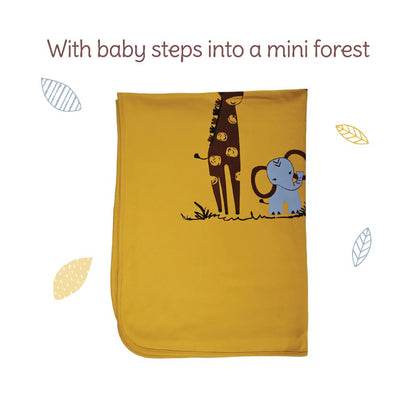 Tiny Lane Newborn Baby Blanket - Jungle Tribe