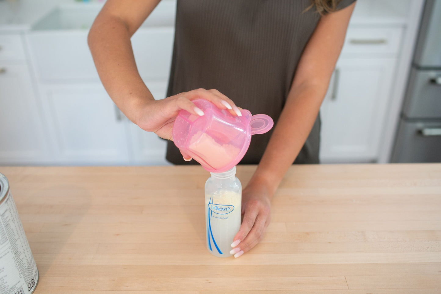 Dr. Brown's Milk Powder Dispenser - Pink, 1 Count