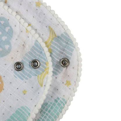 Abracadabra Muslin Bandana Bibs - Lost in Clouds Pack of 3