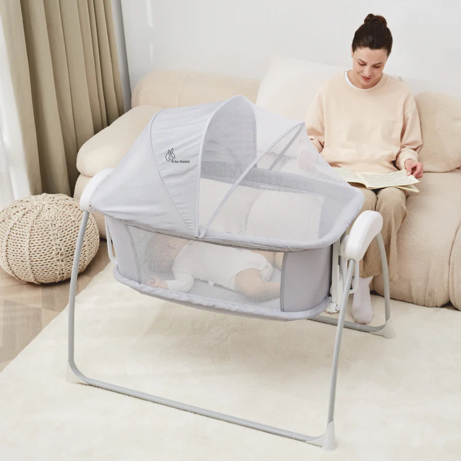 R for Rabbit Lullabies Smart Electric Cradle For Babies 4 in 1 Multipurpose Cradle