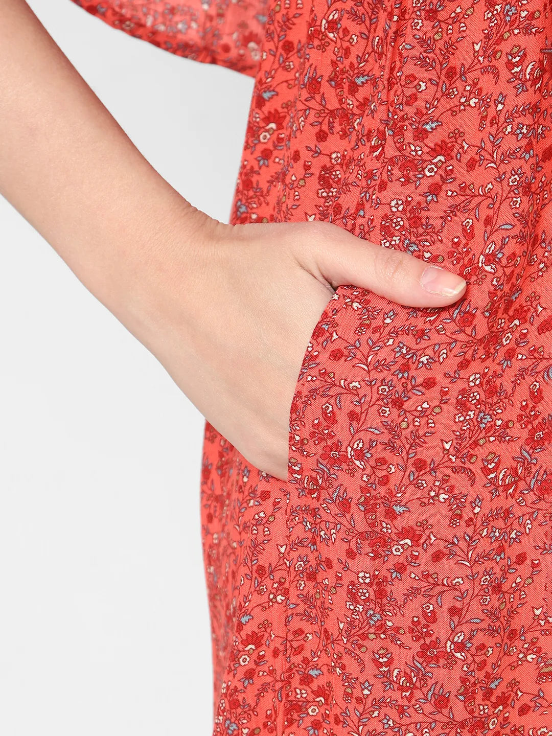 Mystere Paris Ruby Floral Printed Maternity Dress