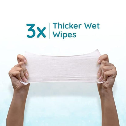 Mother Sparsh 99% Pure Water Unscented Baby Wipes-2X40Pcs