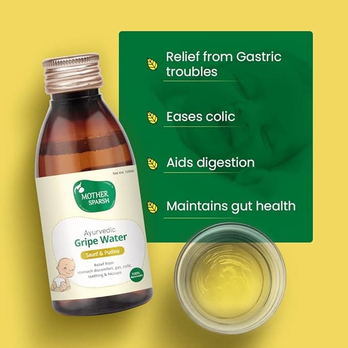Mother Sparsh Gripe Water with Saunf & Pudina-120ML