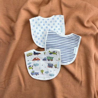 Abracadabra Muslin Bibs - Transport Pack of 3