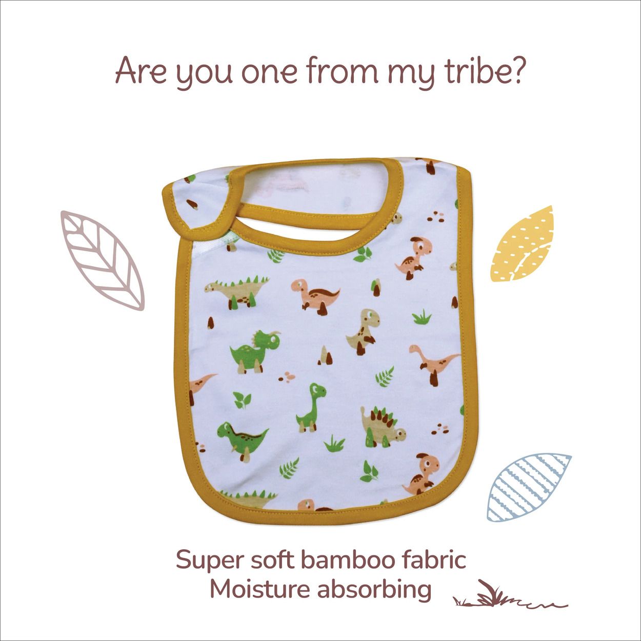 Tiny Lane Adorable & Comfy Fluffy Baby Clothing Set - Jungle Tribe Jhabla, Legging, & Bib