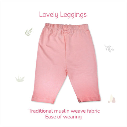 Tiny Lane Tiny Wild Series Infant Gift Set | Pack of 9 - Jhabla, Legging, Onesie, C/B/M, Bib, Blanket, Nappy