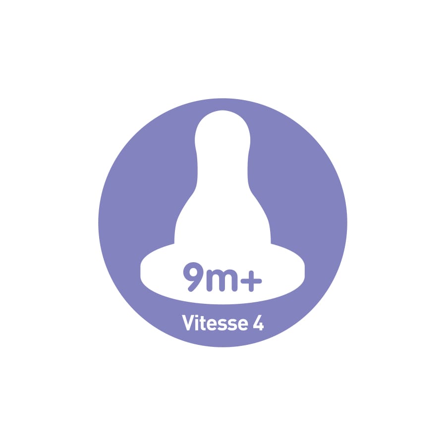 Dr. Brown's Level 4 Silicone Narrow Nipple, 2-Pack