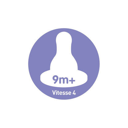 Dr. Brown's Level 4 Silicone Narrow Nipple, 2-Pack