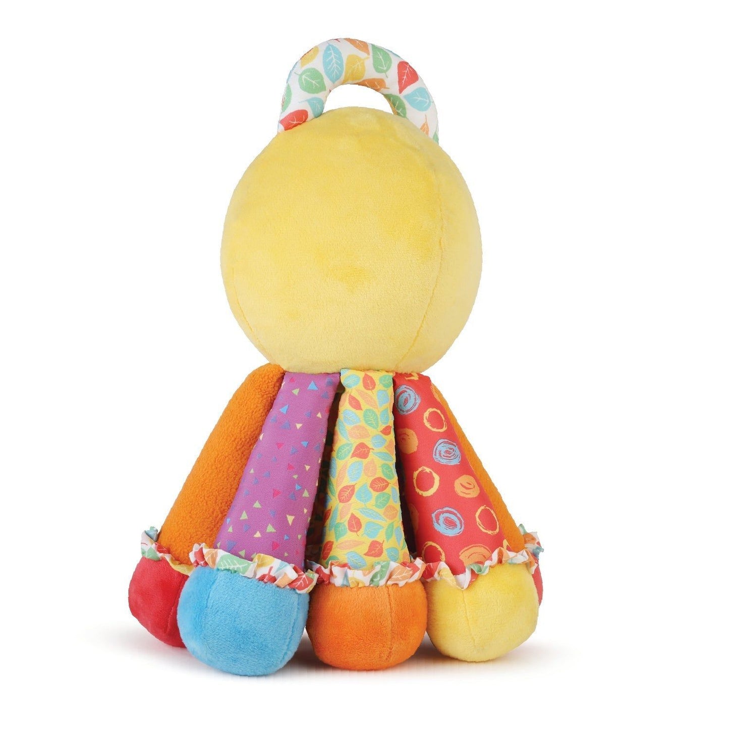 Nuluv Activity Octopus Early Learning Play Soft Toy with Crinkle Sound Rattle for Baby 3 Months+