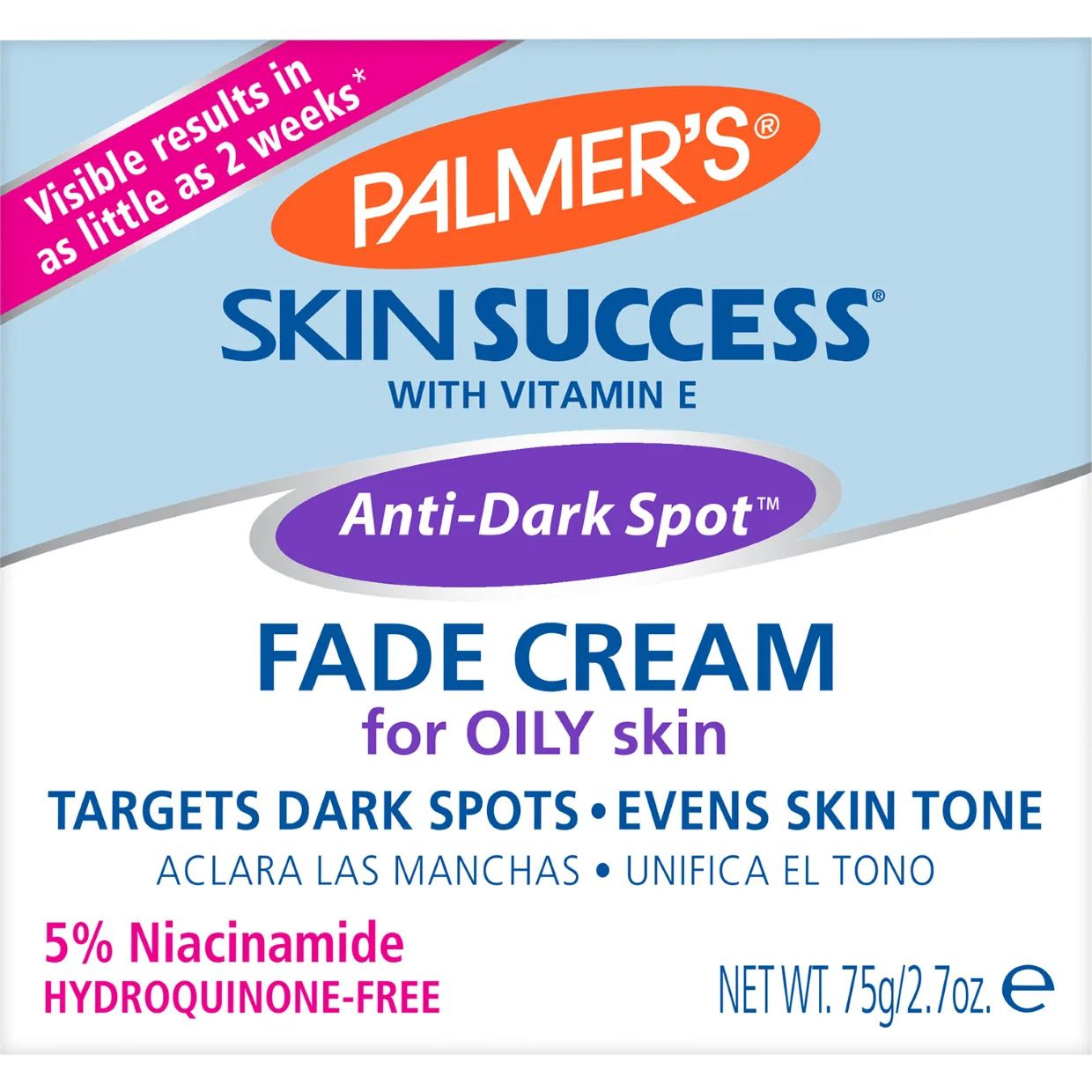 Palmer's Skin Success Fade Cream for Oily Skin, 75gm