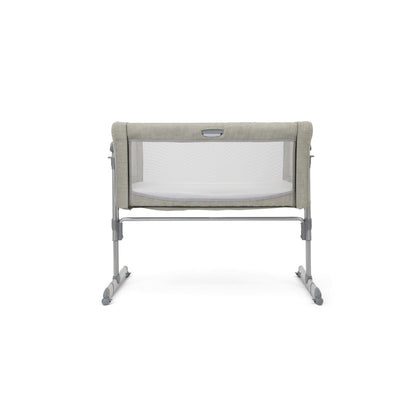 Joie Roomie Glide Playard - Convertible Baby Crib with 11 Adjustable Heights & Soft Mattress (Almond, Birth to 9 kg), (RXZER23)