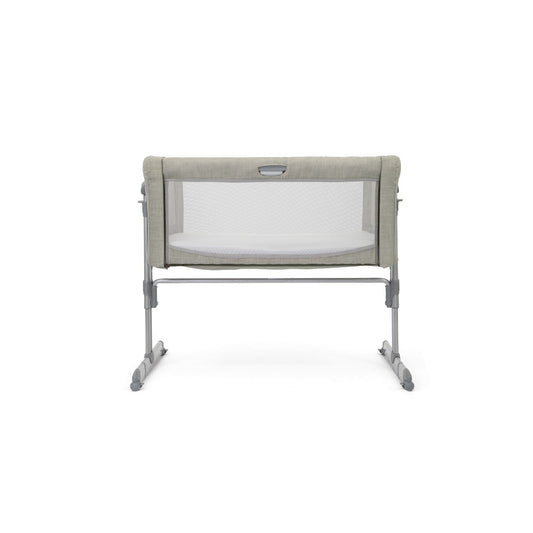 Joie Roomie Glide Playard - Convertible Baby Crib with 11 Adjustable Heights & Soft Mattress (Almond, Birth to 9 kg), (RXZER23)