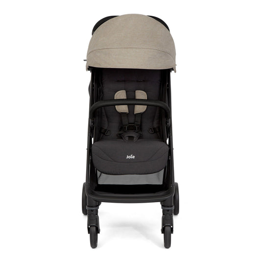 Joie Pact Pro Lightweight Compact Fold Stroller - Pram for Boys and Girls with Custom Recline, Front Swivel Wheels and UPF 50+ Canopy Stroller for Suitable from Birth to 22kg, Age 0 to 4 Years