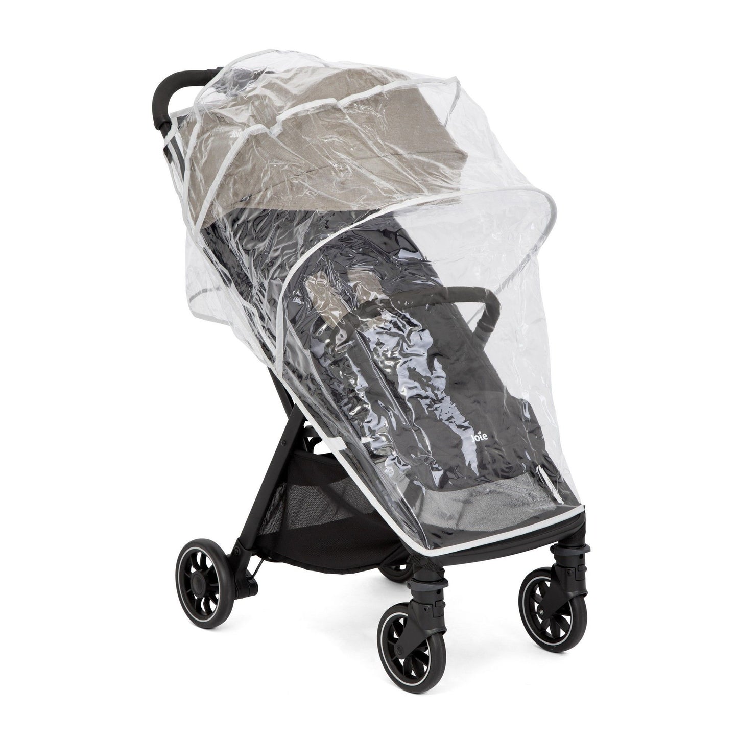 Joie Pact Pro Lightweight Compact Fold Stroller - Pram for Boys and Girls with Custom Recline, Front Swivel Wheels and UPF 50+ Canopy Stroller for Suitable from Birth to 22kg, Age 0 to 4 Years