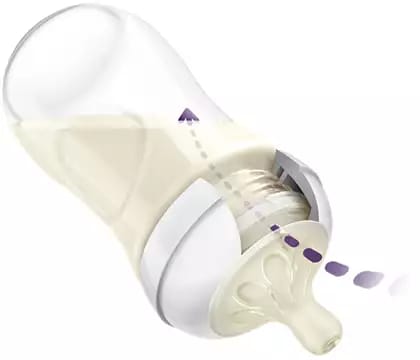 Philips Avent Natural Response BOTTLE NATURAL 3.0 11OZ/330ml INDIA SINGLE PACK BLUE BOTTLE