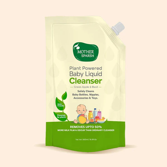 Mother Sparsh Plant Powered Natural Liquid Cleanser Refill Pack-500 ml