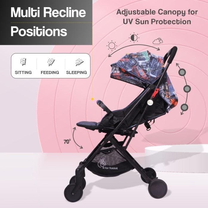 R for Rabbit Pocket Stroller Lite Grey