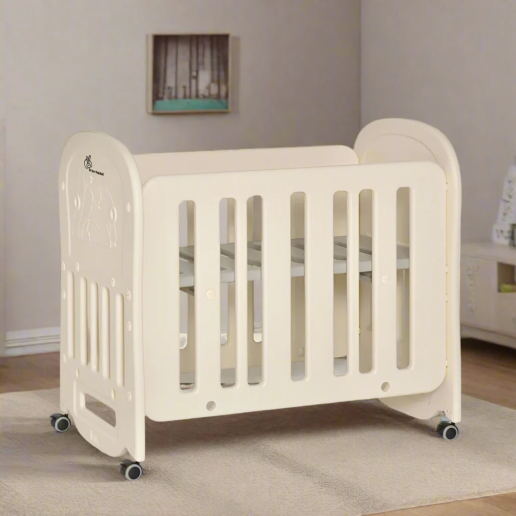 R for Rabbit Dream N Play Baby Cot 2-in-1 Multipurpose Converted From Cot into a Rocking Cot