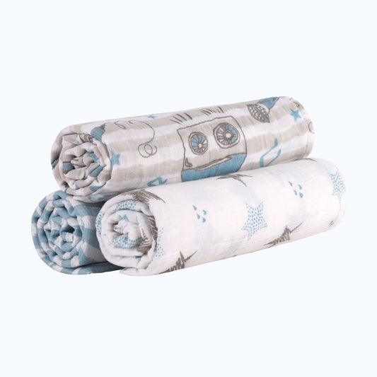 Abracadabra Swaddles (Set of 3) - Rockstar Pack of 3
