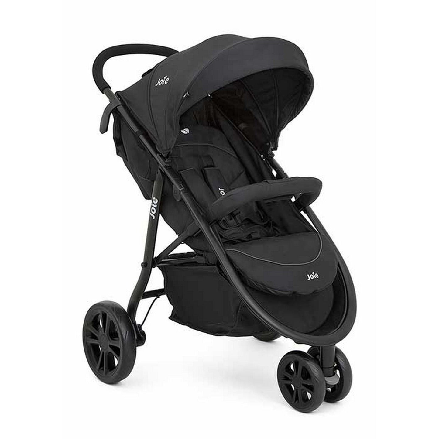 Joie Litetrax 3 (2in1) 3-Wheel Stroller – Travel System Ready with Lie-Flat Recline, UPF 50+ Canopy, One-Hand Fold & All-Wheel Suspension | Compatible with Joie Infant Carriers | Birth to 15kg