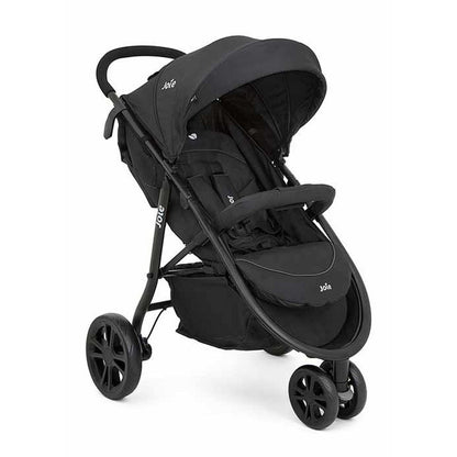 Joie Litetrax 3 (2in1) 3-Wheel Stroller – Travel System Ready with Lie-Flat Recline, UPF 50+ Canopy, One-Hand Fold & All-Wheel Suspension | Compatible with Joie Infant Carriers | Birth to 15kg