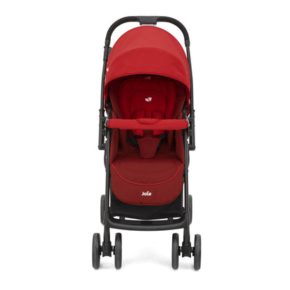 Joie Mirus Lightweight Baby Stroller - Pram with Reversible Handle, Hand Brake and One-Hand Fold, Buggy for Kids 0-2 Years (Upto 17.5 Kg) Lychee