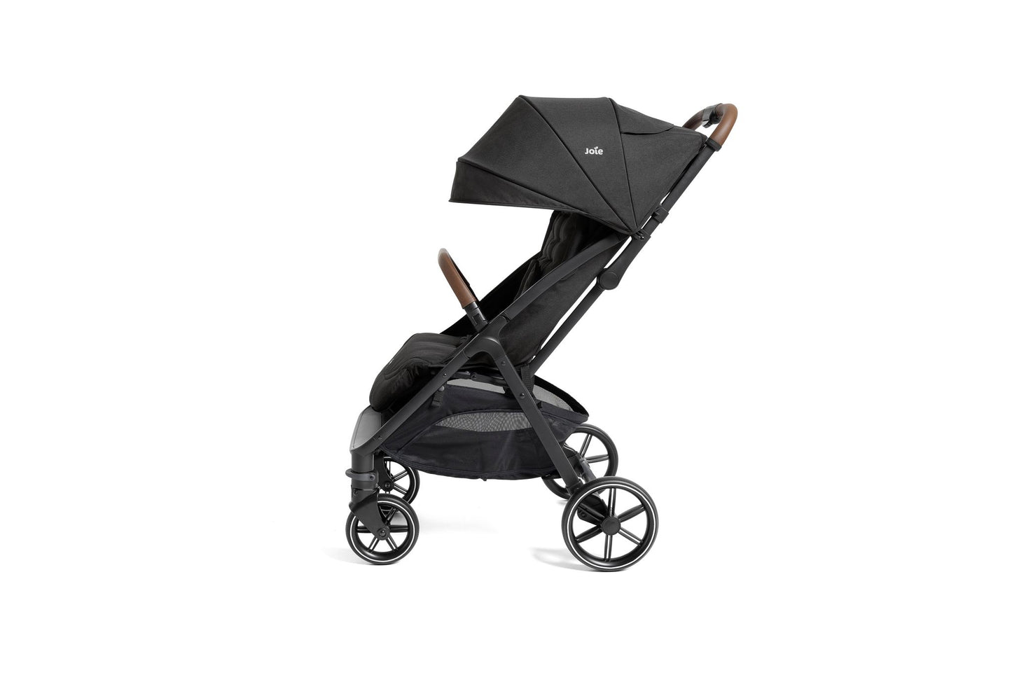 Joie Nutmeg Compact Stroller – Lightweight and Compact Stroller with One-Hand Fold (Shale)