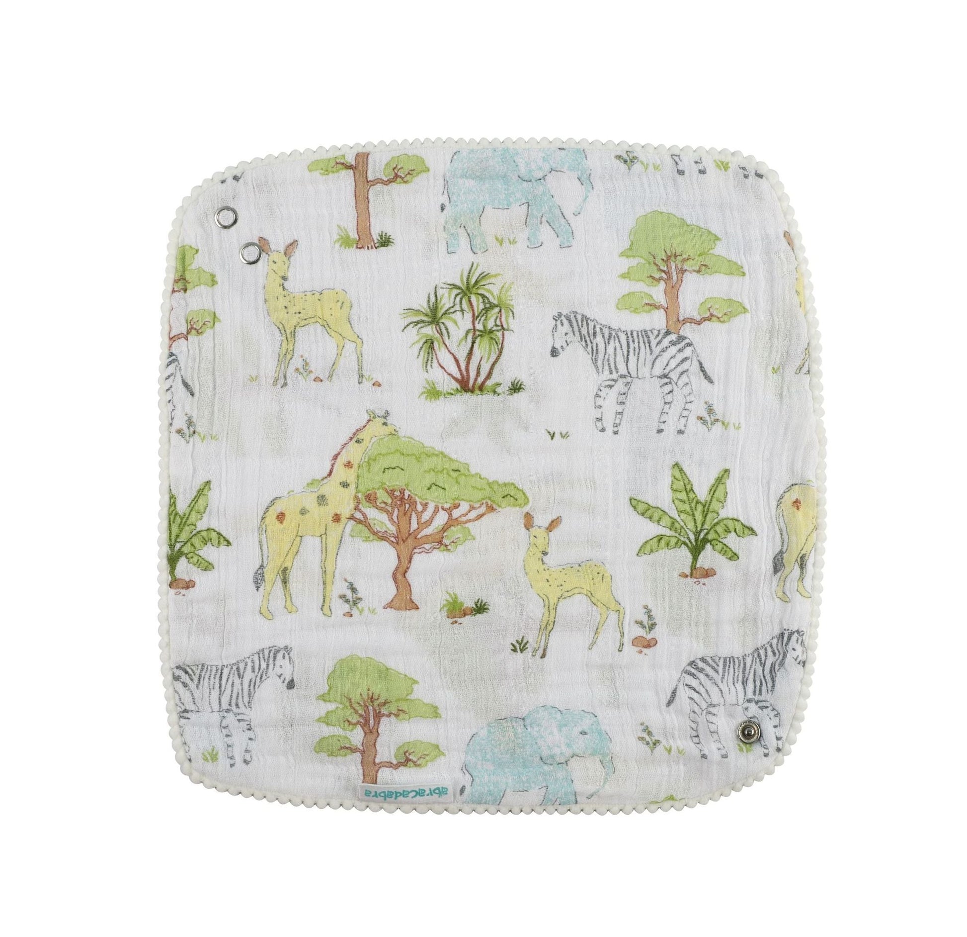 Abracadabra Muslin Bandana Bibs -Savanna Pack of 3