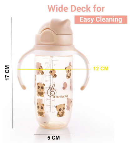 R for Rabbit Bubble Baby Sipper Bottle BPA Free Poly Propylene Material Yellow
