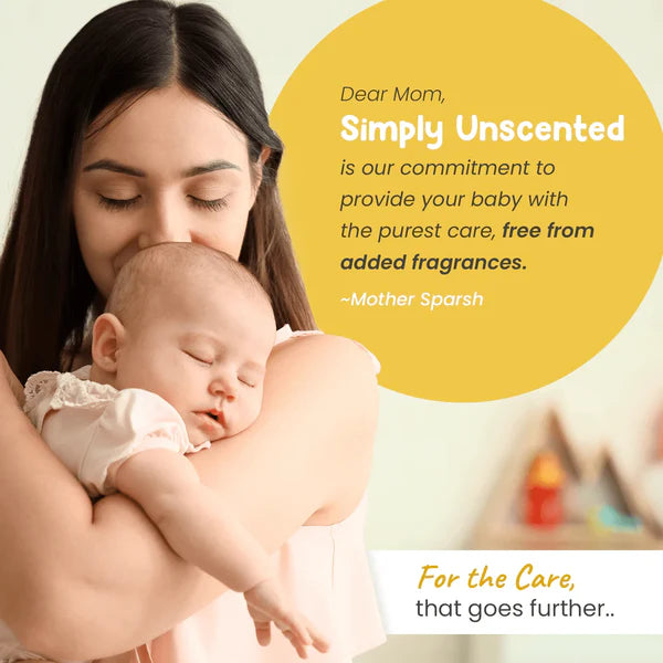 Mother Sparsh Simply Unscented Mineral Baby Sunscreen SPF 50 - Safe Sun Protection