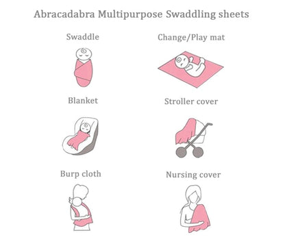Abracadabra Swaddles (Set of 3) - Hot Air Balloon Pack of 3