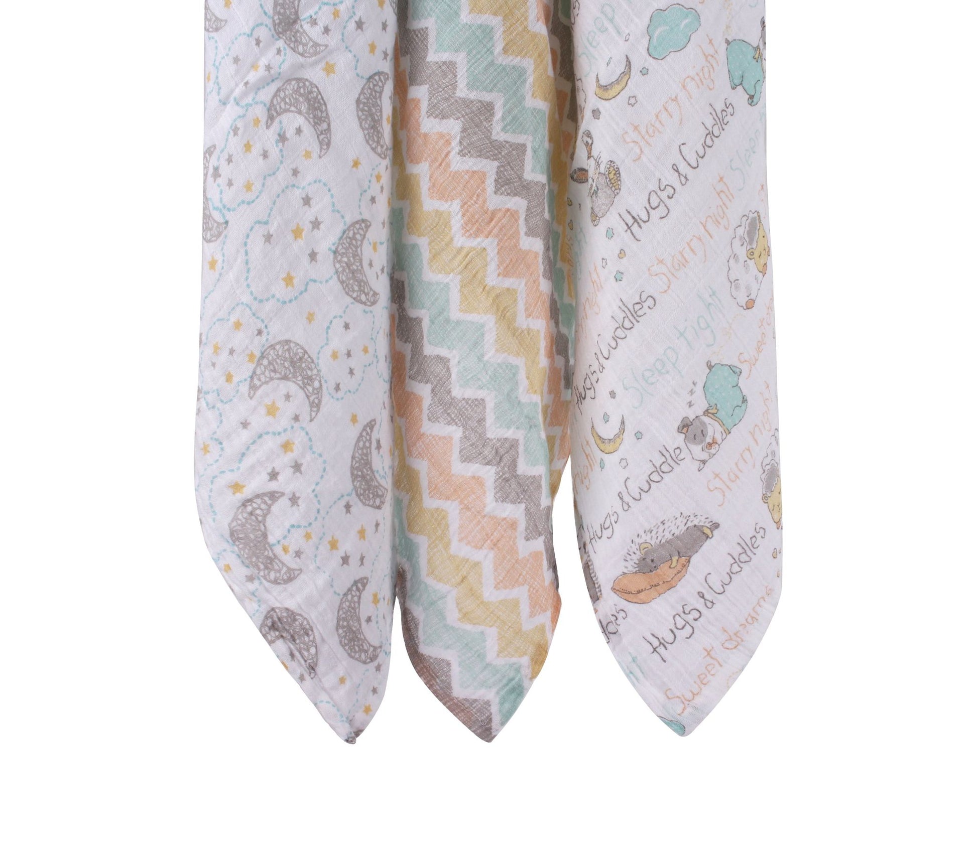 Abracadabra Swaddles (Set of 3) - Sleepy Friends Pack of 3